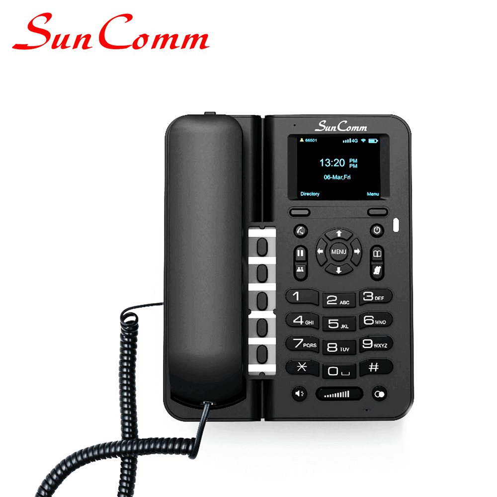 SunComm SC-9079-4GW 4G LTE Fixed Wireless Phone (FWP) with 1SIM, Color LCD, WiFi, 2.4GHz/ 5.0GHz, VoLTE FoTA